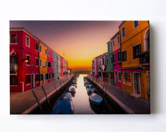 Fotoleinwand - Venedig - Sonnenuntergang