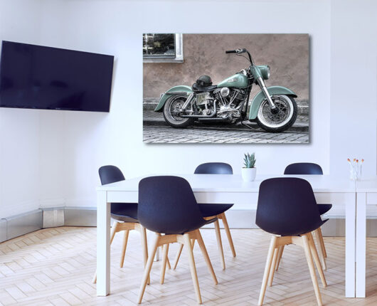 Fotoleinwand - harley davidson Motorbike