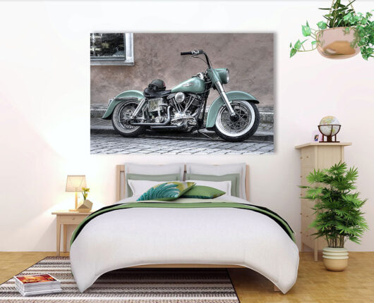 Fotoleinwand - harley davidson Motorbike