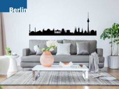 Wandtattoo Berlin Skyline commendo360.de